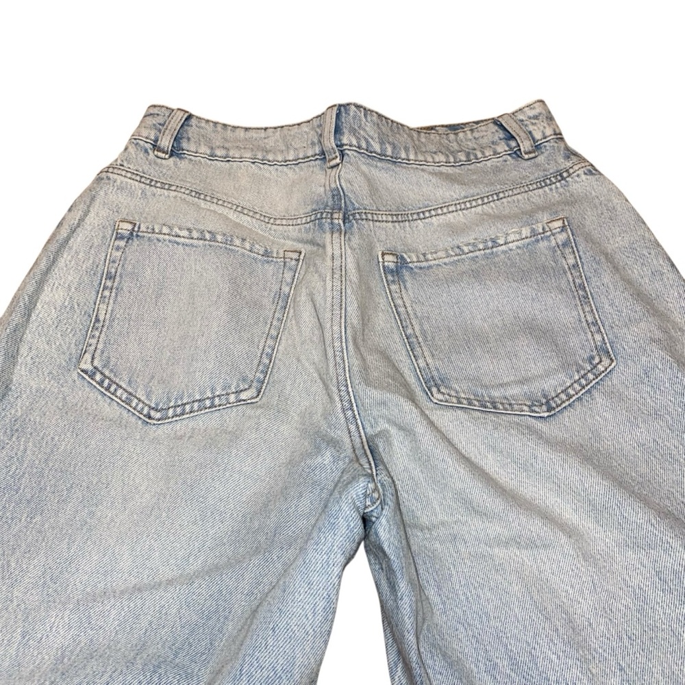 Garage High Rise Baggy Distressed Denim Jeans in Colour Briar Blue 31" Waist - Picture 11 of 12